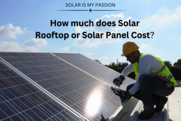 How much does Solar Rooftop or Solar Panel Cost